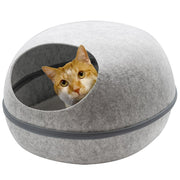 Large Cave Cat Soft Cushion Igloo Kitten Cat Bed Mat House Dog Puppy V278-62036