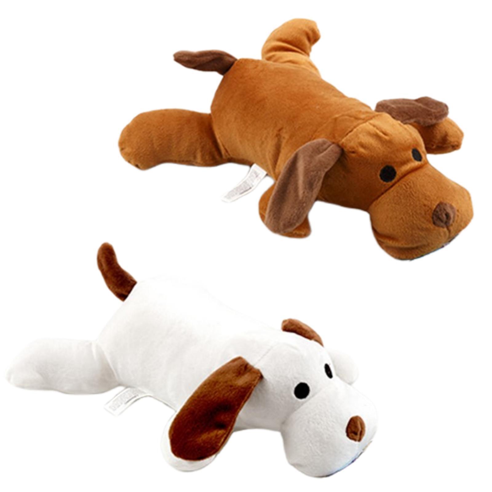 YES4PETS 2 x Pet Puppy Dog Toy Play Animal Plush Toy Soft Dog w Squeak 30cm Toy V278-62256-TWO-PLUSH-DOG-TOY
