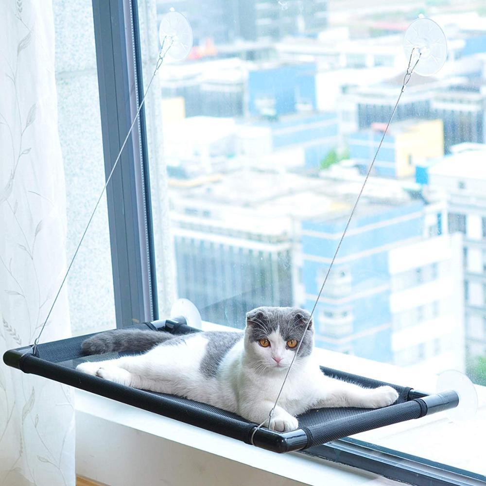 Pet Cat Window Mounted Durable Seat Hammock Perch Bed Hold Up To 20 kg V278-68274