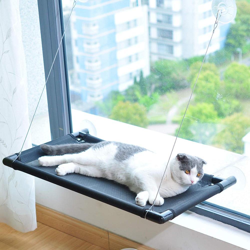 Pet Cat Window Mounted Durable Seat Hammock Perch Bed Hold Up To 20 kg V278-68274