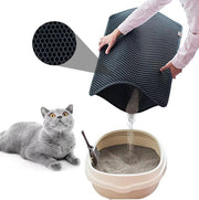 YES4PETS Double Layer Cat Litter Tray Trap Mat Catch Cat Litter House Box Pad Toilet Mat V278-68281