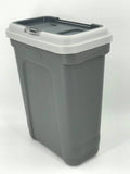 55cm 45L Pets Dogs Puppy Food Storage Storer Container w/ Scoop GRY V278-68335-PET-FOOD-STORER