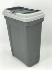 55cm 45L Pets Dogs Puppy Food Storage Storer Container w/ Scoop GRY V278-68335-PET-FOOD-STORER