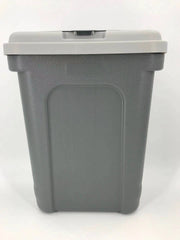 55cm 45L Pets Dogs Puppy Food Storage Storer Container w/ Scoop GRY V278-68335-PET-FOOD-STORER