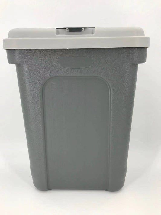 55cm 45L Pets Dogs Puppy Food Storage Storer Container w/ Scoop GRY V278-68335-PET-FOOD-STORER