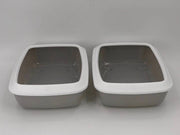 YES4PETS 2 X Small Portable Cat Kitten Toilet Litter Box Tray V278-70123-TWO-CAT-LITTER-TRAY