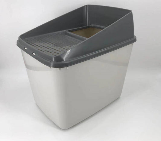 XL Top Entry Cat Litter Box No Mess Large Enclosed Covered Kitty Tray V278-70413