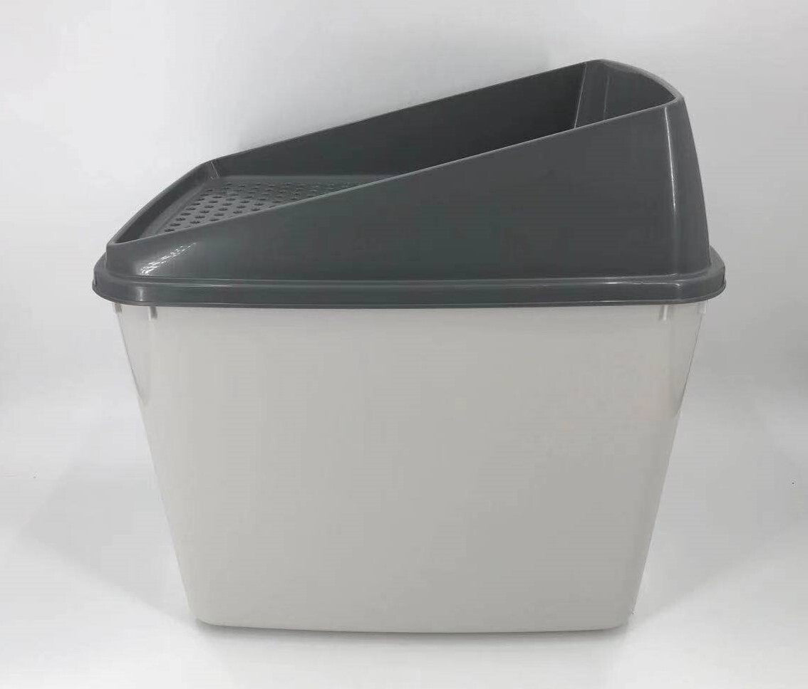 XL Top Entry Cat Litter Box No Mess Large Enclosed Covered Kitty Tray V278-70413