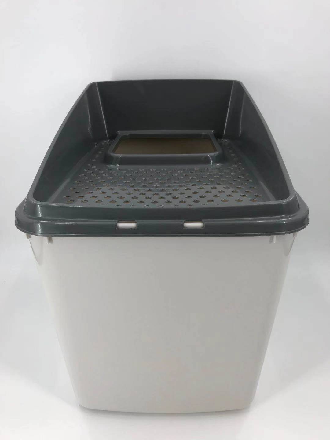XL Top Entry Cat Litter Box No Mess Large Enclosed Covered Kitty Tray V278-70413