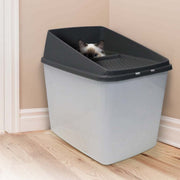 XL Top Entry Cat Litter Box No Mess Large Enclosed Covered Kitty Tray V278-70413