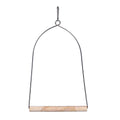 YES4PETS 4 X Bird Cage Jumbo Swing Metal Arch Frame Wood Perch Canary Pet Parrot Hanging Toy V278-76545-FOUR-BIRD-SWING-L
