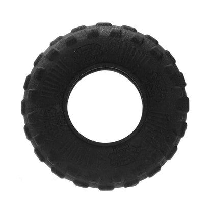 YES4PETS 2 x Medium Dog Puppy Terrain Rubber Tyre Toy Dental Hygiene Chew Play Toy V278-79775