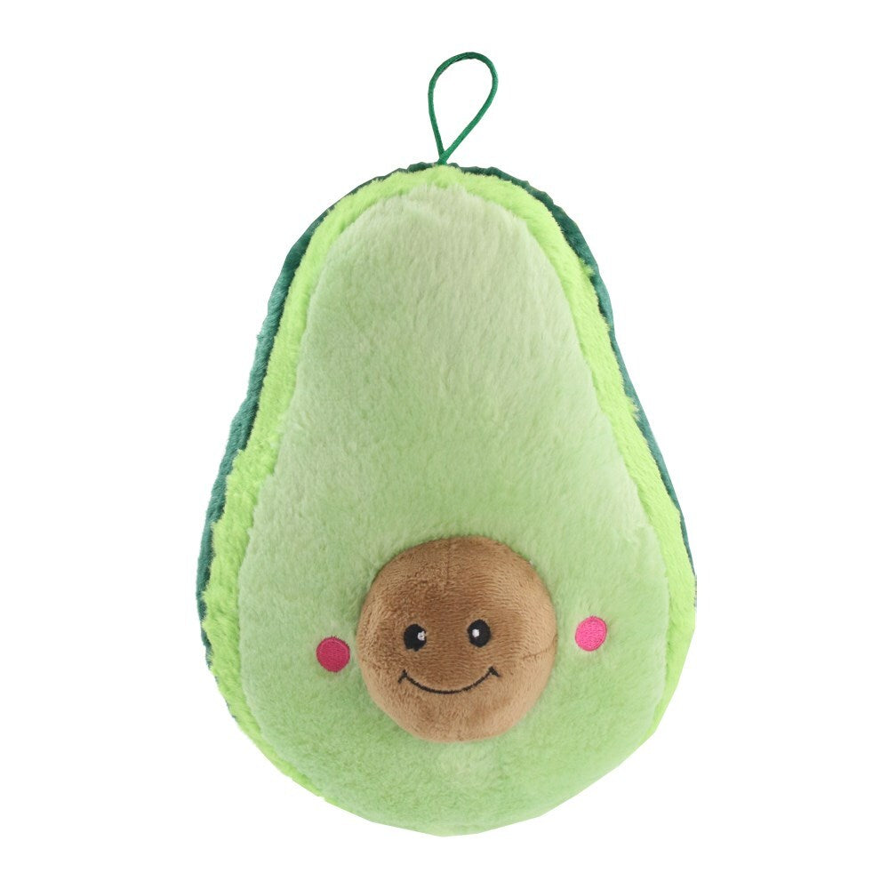 YES4PETS 2 x Pet Puppy Dog Toy Play Animal Plush Toy Soft Dog Toy Mega Avocado Plush Toy 25X20X17cm V278-82454-TWO-PET-AVOCADO-TOY