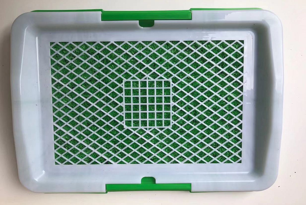 YES4PETS Small Portable Dog Potty Training Tray Pet Puppy Toilet Trays Loo Pad Mat 45x33 cm V278-85257-PET-TOILET-TRAY