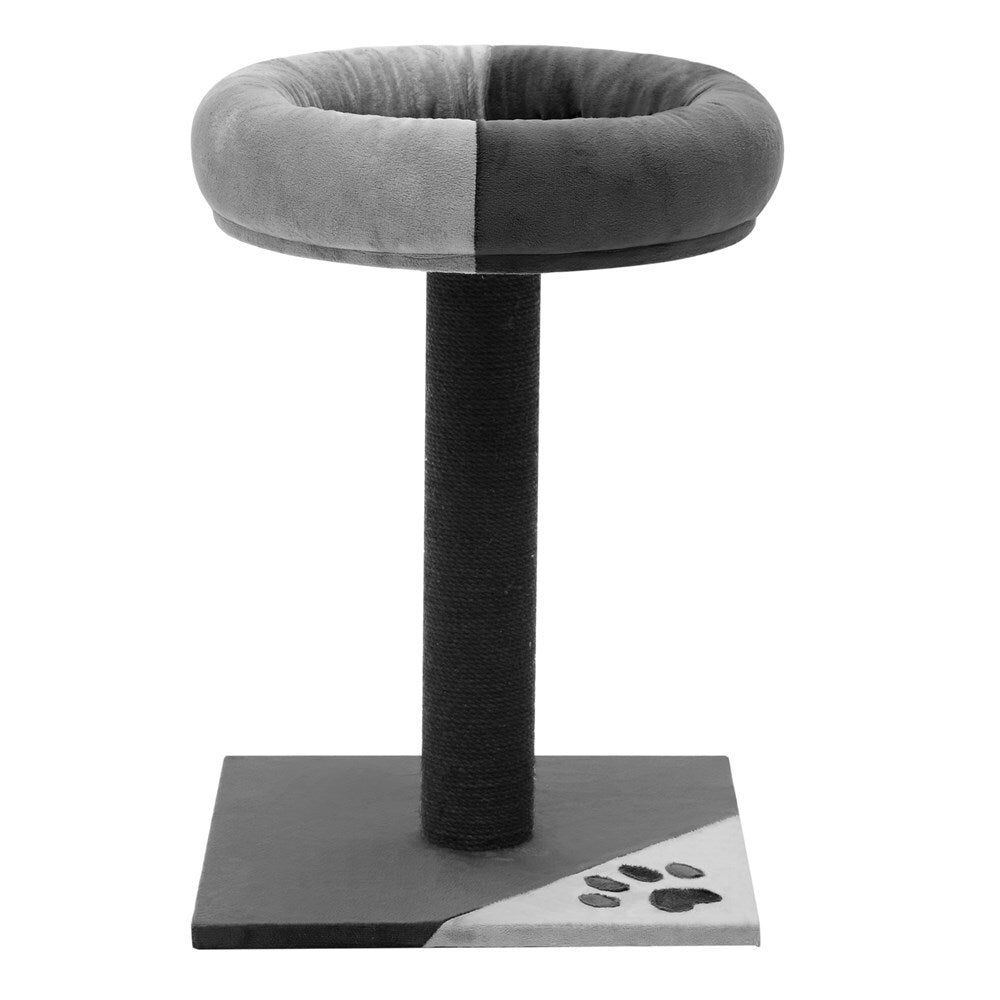 Grey Cat Scratching Tree Scratcher Post Pole Furniture Gym House V278-92361-HAWTHORN-POST-GR