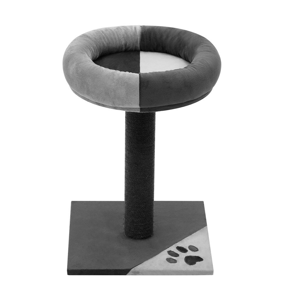 Grey Cat Scratching Tree Scratcher Post Pole Furniture Gym House V278-92361-HAWTHORN-POST-GR