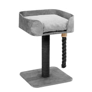 Grey Cat Scratching Tree Scratcher Post Pole Furniture Gym House V278-92392-GREY-FITZROY-POST