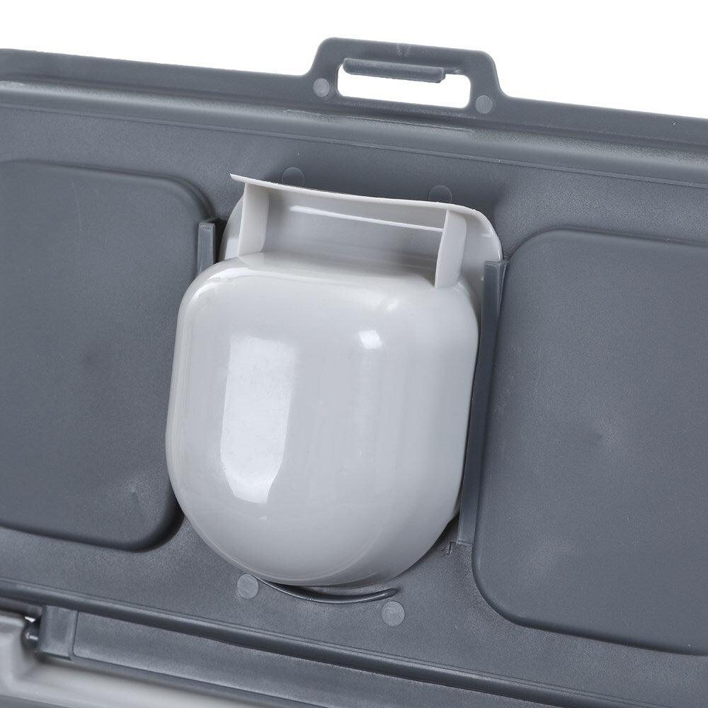 30L Pet Dogs Puppy Food Storage Storer Container w/ Scoop Grey V278-96147-PET-FOOD-STORER-S