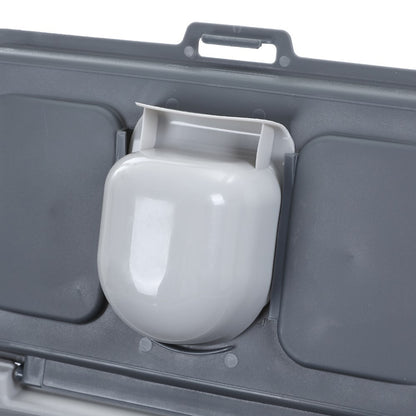30L Pet Dogs Puppy Food Storage Storer Container w/ Scoop Grey V278-96147-PET-FOOD-STORER-S