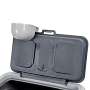 30L Pet Dogs Puppy Food Storage Storer Container w/ Scoop Grey V278-96147-PET-FOOD-STORER-S