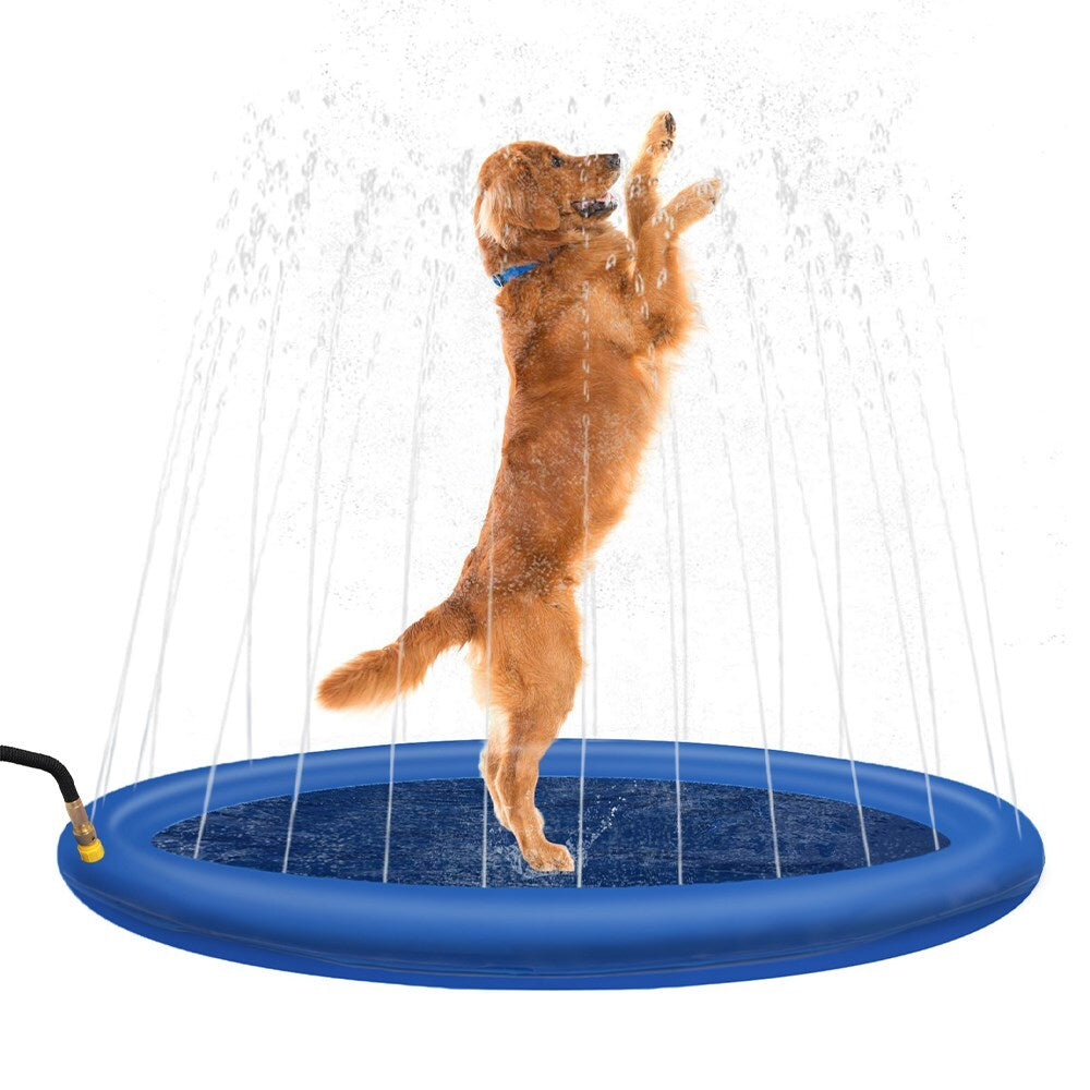 100cm Pet Sprinkler Water Splash Pad Dog/Cat Cooling Pond/Outdoor Toy V278-98356-PET-SPRINKLER-PAD