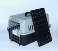 YES4PETS Small Dog Cat Crate Pet Airline Carrier Cage With Bowl and Tray-Black V278-AA1-BLACK