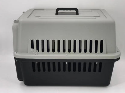 YES4PETS Large Dog Cat Crate Pet Carrier Rabbit Airline Cage With Tray And Bowl Black V278-AA3_BLACK