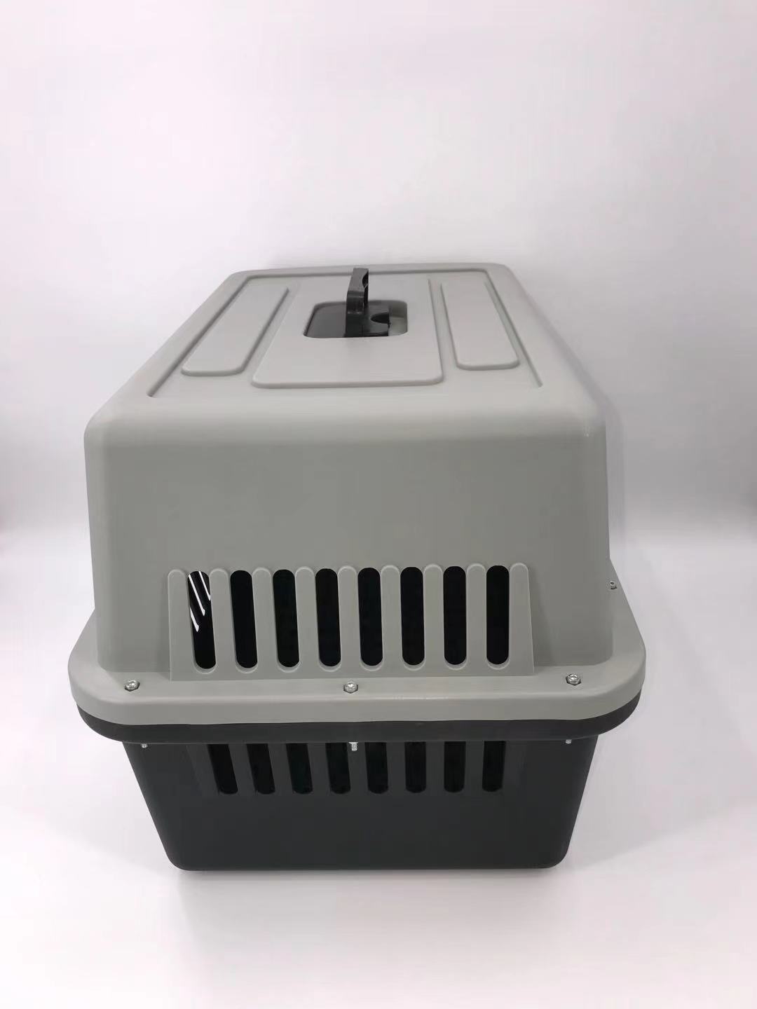 YES4PETS Large Dog Cat Crate Pet Carrier Rabbit Airline Cage With Tray And Bowl Black V278-AA3_BLACK
