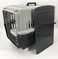 YES4PETS Large Dog Cat Crate Pet Carrier Rabbit Airline Cage With Tray, Bowl & Wheel Black V278-AA3_BLACK-BOWL-TRAY-WHEEL
