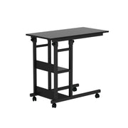YES4HOMES Side Table with Storage Shelves, Height Adjustable Sofa Couch Coffee End Table Bedside Table Laptop V278-ADJUSTABLE-COMPUTER-DESK