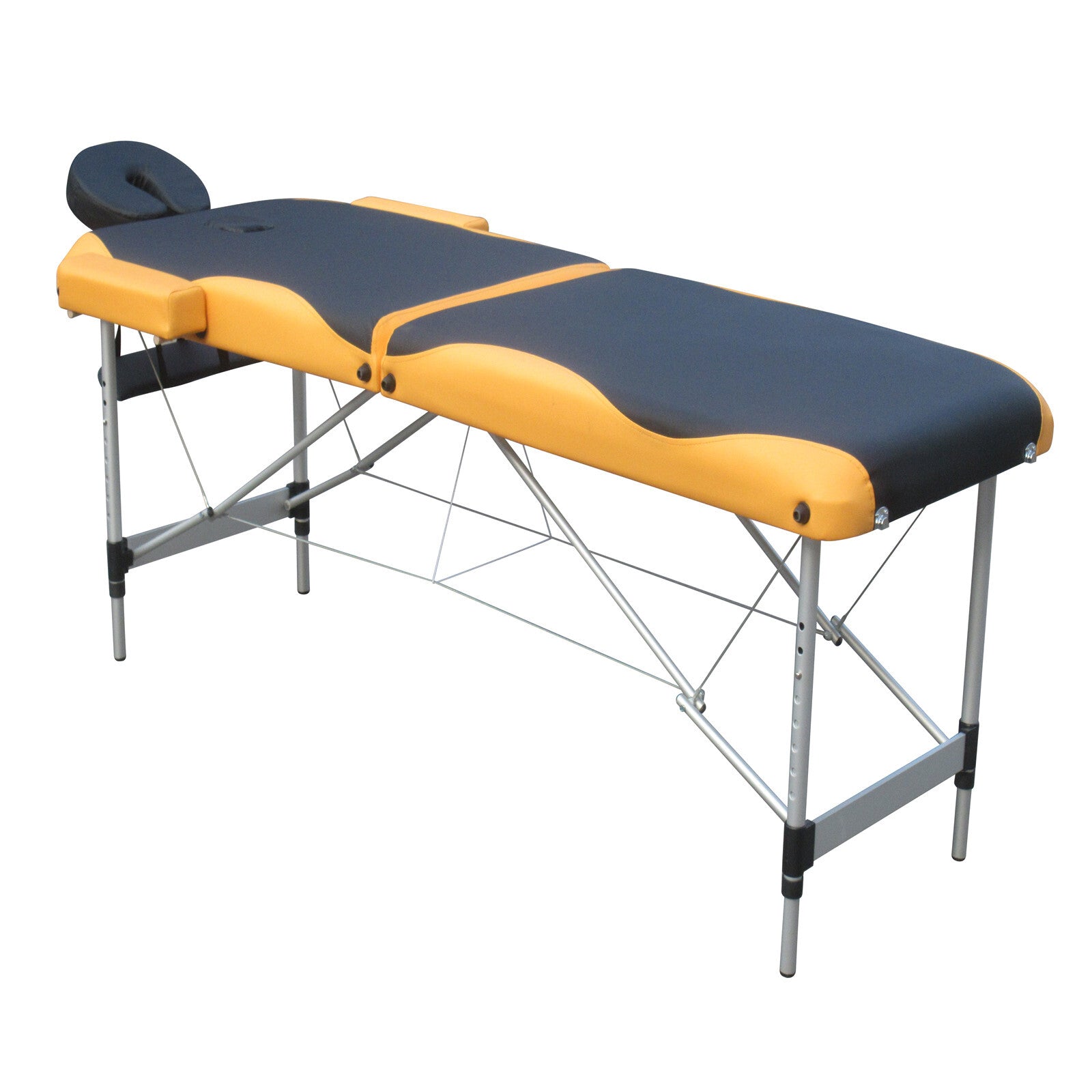 YES4HOMES 2 Fold Portable Aluminium Massage Table Massage Bed Beauty Therapy V278-ALUM-FOLD2-670-BO