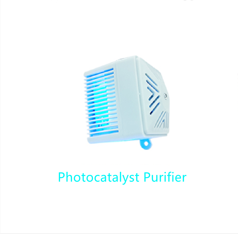YES4PETS Cat Toilet Litter Box Tray House W Sky window Drawer Photocatalyst Purifier Pink V278-AT1002-2-PURIFIER-PINK
