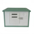 YES4PETS Small Plastic Pet Dog Puppy Cat House Kennel With Door Green V278-AT2004-1-DOOR-GREEN