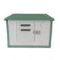 YES4PETS Small Plastic Pet Dog Puppy Cat House Kennel With Door Green V278-AT2004-1-DOOR-GREEN
