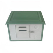 YES4PETS Small Plastic Pet Dog Puppy Cat House Kennel With Door Green V278-AT2004-1-DOOR-GREEN