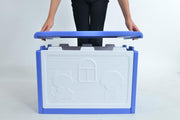 YES4PETS Small Plastic Pet Dog Puppy Cat House Kennel Blue V278-AT2004-BLUE-PET-HOUSE