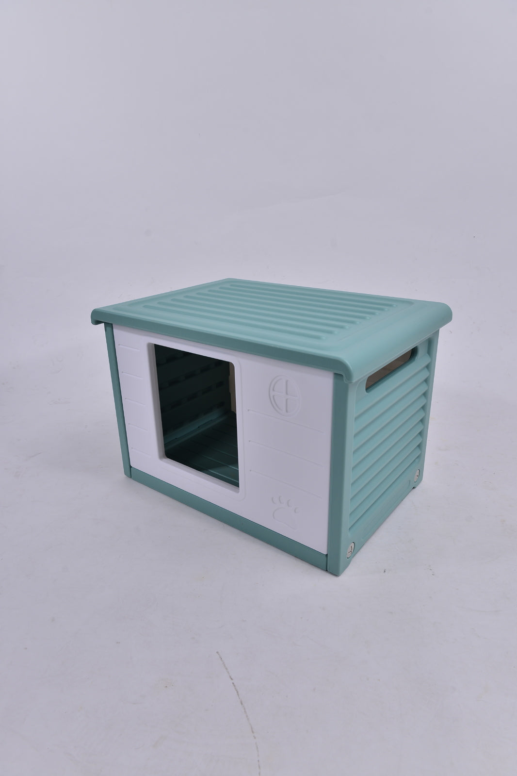 YES4PETS Small Plastic Pet Dog Puppy Cat House Kennel Green V278-AT2004-GREEN-PET-HOUSE