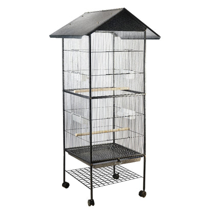 YES4PETS 160 cm Large Bird Cage Parrot Aviary Pet Stand-alone Budgie Cage V278-B001-1