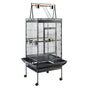 YES4PETS 174 cm Large Bird Budgie Cage Parrot Aviary With Metal Tray and Wheel V278-B005-1
