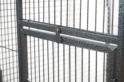 YES4PETS 174 cm Large Bird Budgie Cage Parrot Aviary With Metal Tray and Wheel V278-B005-1