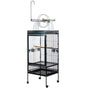 YES4PETS 174 cm Large Bird Budgie Cage Parrot Aviary With Metal Tray and Wheel V278-B005-4