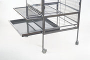 YES4PETS 174 cm Large Bird Budgie Cage Parrot Aviary With Metal Tray and Wheel V278-B005-4