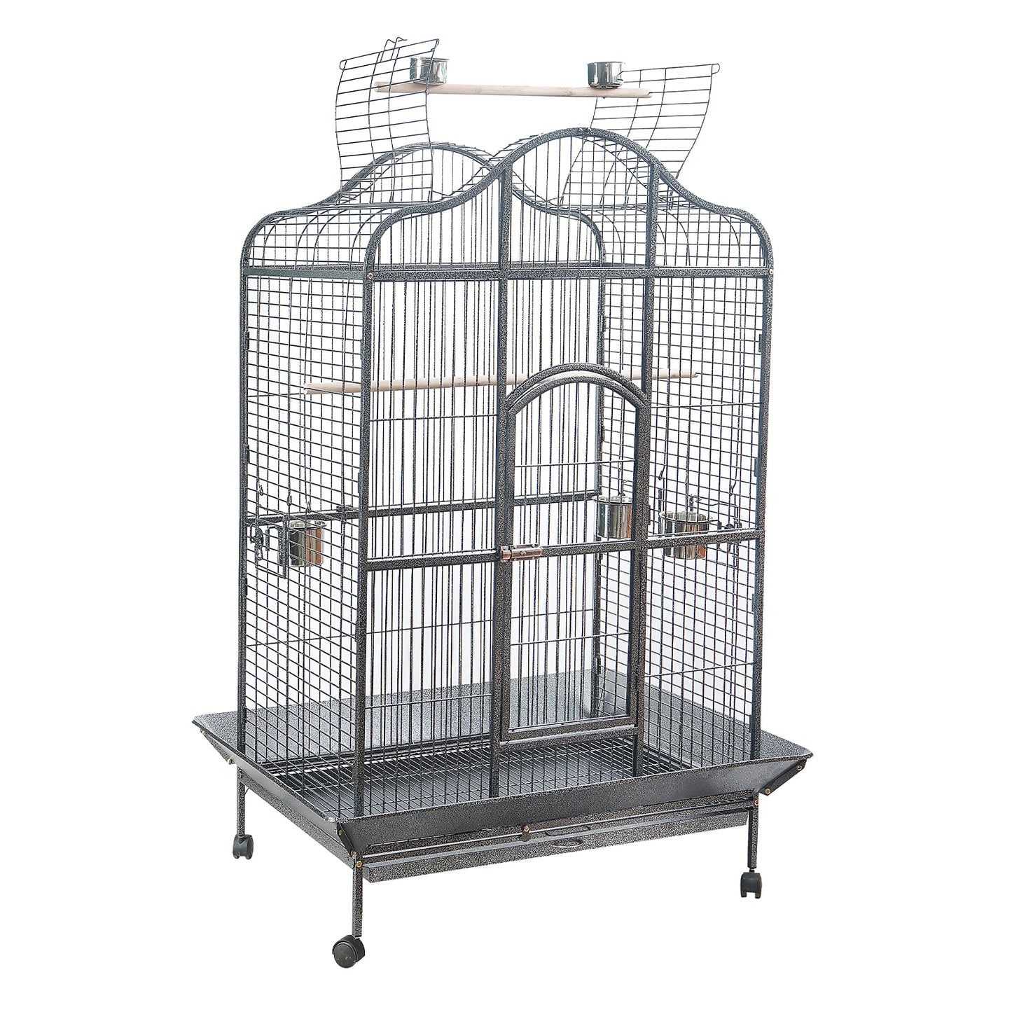 YES4PETS XL Bird Cage Pet Parrot Aviary with Perch & Feeder V278-B022F-AB