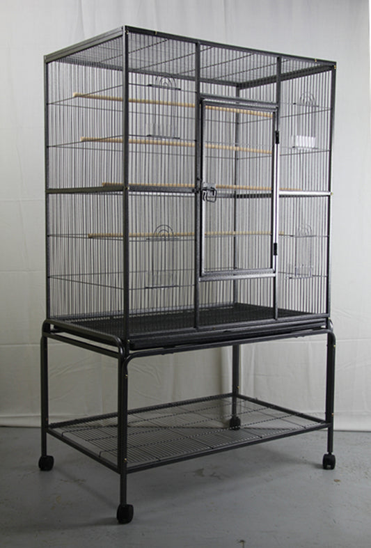 YES4PETS 140 cm Large Bird Cage Parrot Budgie Aviary With Stand V278-B029