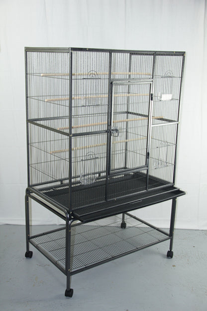 YES4PETS 140 cm Large Bird Cage Parrot Budgie Aviary With Stand V278-B029