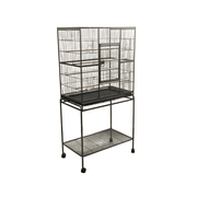 YES4PETS 161 cm Bird Cage Parrot Aviary Pet Stand-alone Budgie Perch Castor Wheels V278-B030
