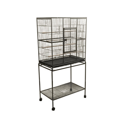 YES4PETS 161 cm Bird Cage Parrot Aviary Pet Stand-alone Budgie Perch Castor Wheels V278-B030