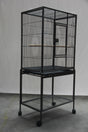 YES4PETS 135cm Bird Cage Parrot Aviary Pet Stand-alone Budgie Perch Castor Wheels V278-B031