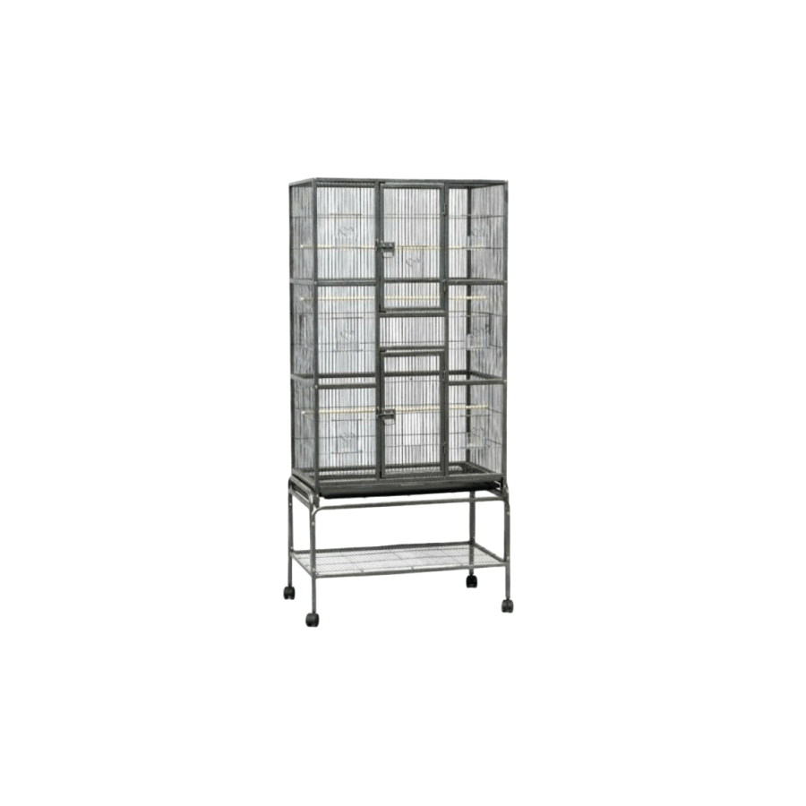 YES4PETS 174 cm Bird Cage Small Bird Parrot Budgie Aviary With Stand V278-B033