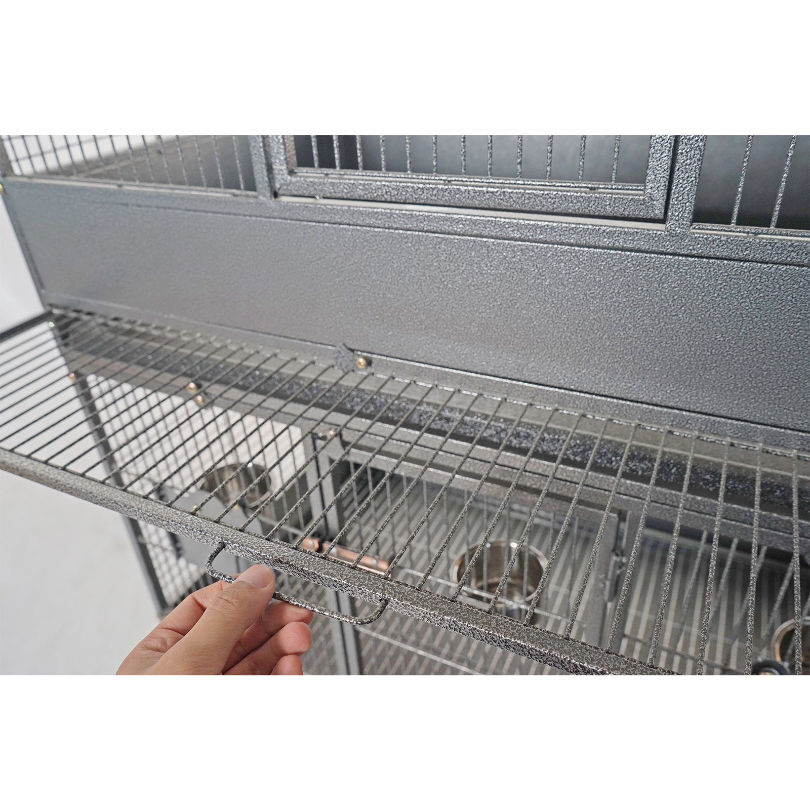 YES4PETS 187cm XL Triple Stackers Breeding Bird Parrot Cage Cockatoos Aviary V278-B073